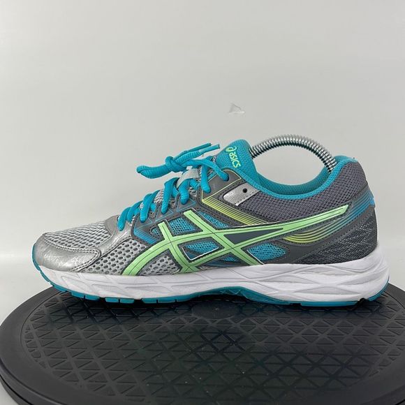 Asics Gel-Contend Gray/Blue Athletic Running Shoes T5F9N Women’s Size 8.5 - Picture 9 of 12